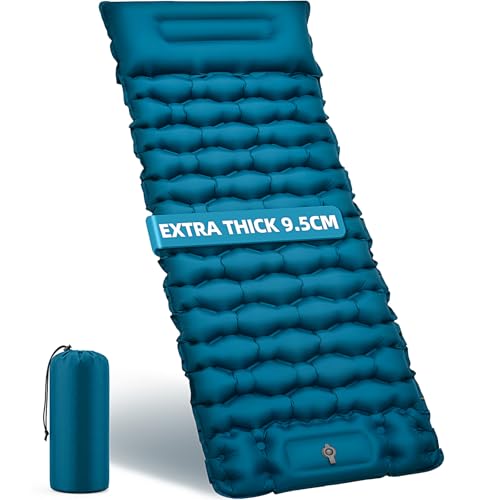 Camping Sleeping Pad Self Inflating 9.5CM Thick Sleeping Mattress Single