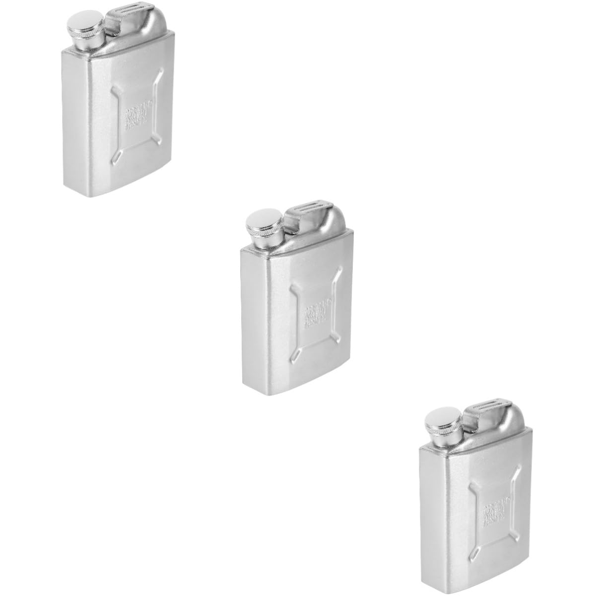 Flasque à vin en acier inoxydable ABOOFAN lot de 3 pour boissons de camping