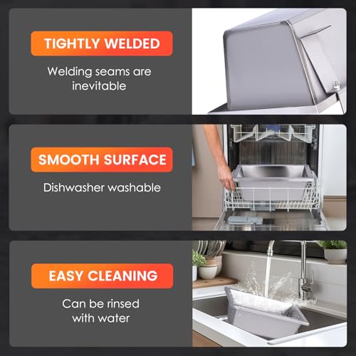 Alimentador suspenso de galinha, cerca, de aço inoxidável, alimentador de cabra para cães, veados, a