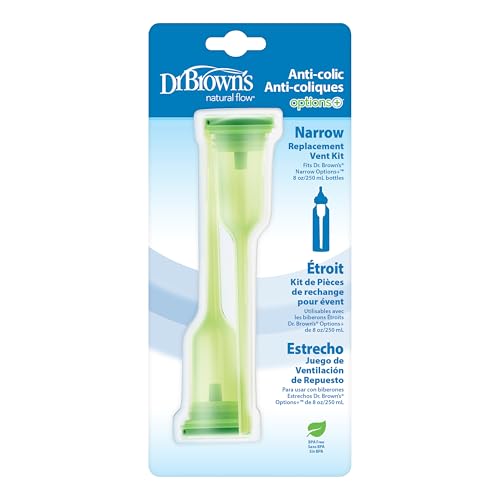 Image of Dr. Brown's Natural Flow Options+Replacement Vent Kit, Narrow, 2 Count (Pack of 1)