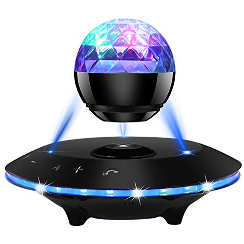 Preisvergleich Produktbild GENGJ Magnetschwebetontechnologie Schwarzer Farbapparat Drahtloser Subwoofer Bluetooth Kreativer Sprecher,Schwarz