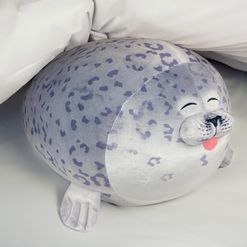 Image of Pineapple Seal Plush Pillow, Giant Stuffed Animal Plushie, Stuffed Seal Plushy Squish Plush Toys, Jumbo Cute Plushies Large Stuffed Animals for Girls, Boys, Kids (24 inch)
