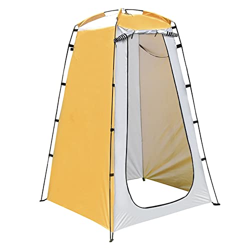 Snugeasy Tienda de campaña para ducha portátil al aire libre, tienda de campaña para inodoro, espacio de privacidad, plegable, refugio de lluvia para senderismo, pesca, playa, picnic con bolsa de