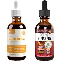 Rejuvica Health Active Rhodiola + Active Ginseng- Support Energy + Stress - Liquid Delivery for Better Absorption - Rhodiola Root & Ginseng Root
