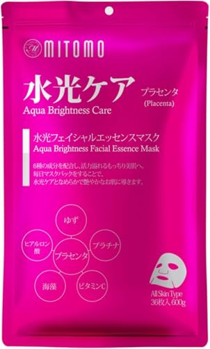 MITOMO ミトモ MT101E Placenta プラセンタ 水光ケア36枚 お徳用 アクアブライトニング フェイスマスク お得【MTSA00101-E-4】