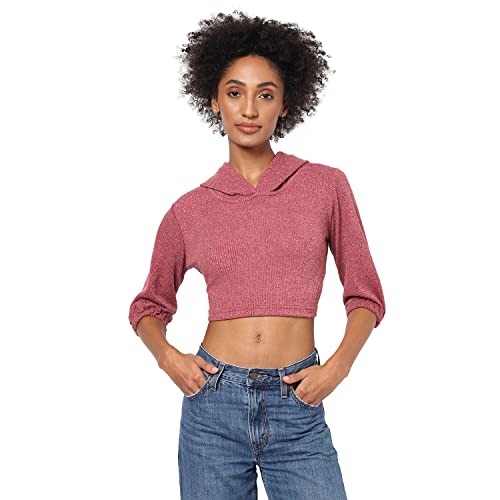 Image of Campus Sutra Women's Cotton Regular Fit Tops