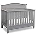 Serta Barrett 4-in-1 Convertible Baby Crib, Grey