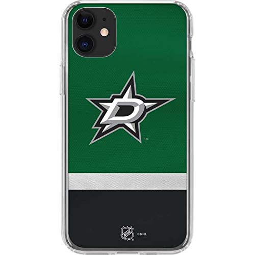 Skinit Clear Phone Case Compatible with iPhone 11 - Officially Licensed NHL Dallas Stars Jersey Design