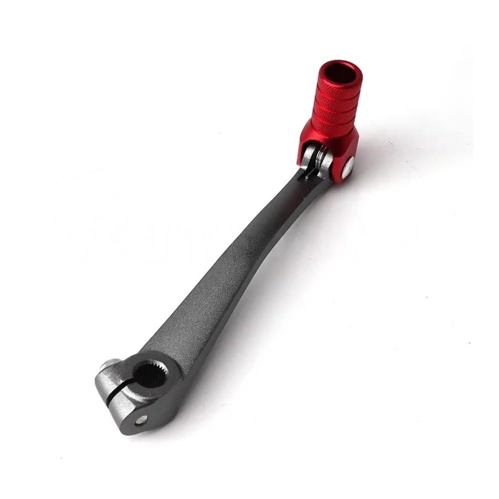 Cvgmsrgset Red-Titanium Gear Shifter Shift Lever Universal Cnc Aluminum Folding Motorcycle Gear Lever Shift Accessories