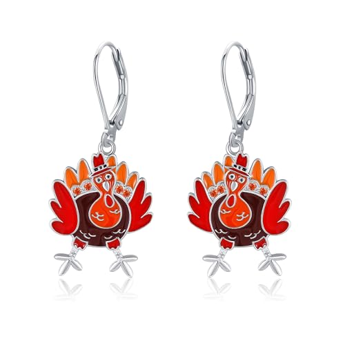 Cadeaux de Noël boucles d'oreilles Turquie argent S925