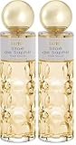 PARFUMS SAPHIR - Siloé - Eau de Parfum - Mujer - 200 ml (Paquete de 2)
