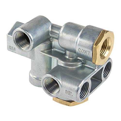 World American WA110500 Spring Brake Valve For Air Brake Systems - Fits Heavy-Duty Trucks - Replaces Sealco 110500, 110500N, 110500X Meritor RSL110500, Bendix K025778, Dayton AV110500, Haldex 110500X