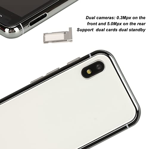 Ashata Unlocked Mini Smartphone, S9 4G Smartphone 2.5 Inch Dual Sim Cell Phone Student Pocket Cellphone, Support Wifi Bluetooth Hotspot, 2Gb 8Gb,Gifts For Students,Kids(White) #TOP4