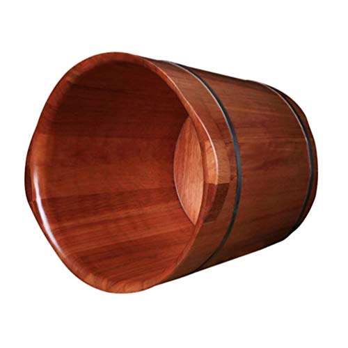 Spa de pies en cubo de madera para baño y relajación miniatura 6