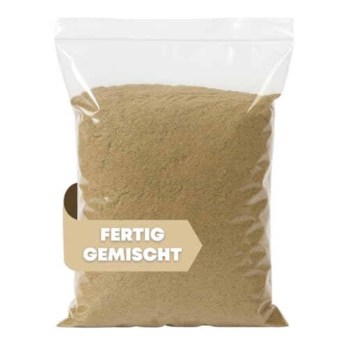 Kultpfötchen Terrariensand Fertigmix 5 kg | Sand-Lehm Gemisch für Reptilien & Wüstenbewohner | Optimal zum Graben & Höhlenbau | Formbar | Idealer Bodengrund für Bartagamen, Geckos & Agamen etc.