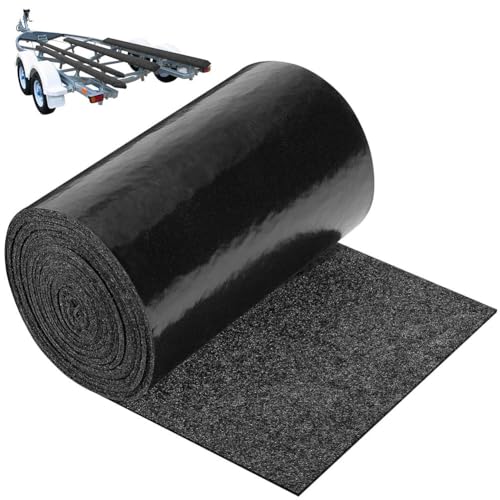 Tapis marin feutre double couche housse de couchette polyester noir canoë