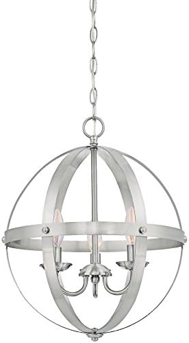 Westinghouse Lighting 6341900 Ceiling Light Indoor, 3, Brushed Nickel