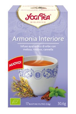 YOGI TEA - Harmonía Interior de Infusión Orgánica - Mezcla Ayurvédica con Melissa officinalis, Rooibos y Canela…