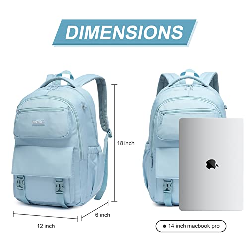 Sun Eight Backpack For Kids,Backpacks For School Light Backpack Suitable For Over 6 Years Old(Blue) #TOP1