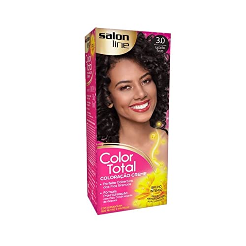 Kit Coloração Color Total 3.0 Castanho Escuro, Salon Line