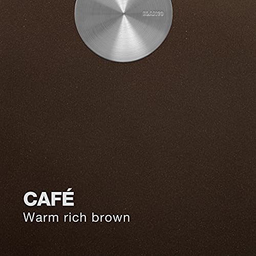 Blanco, Café Brown 441597 Diamond Silgranit 60/40 Double Bowl With Low Divide Undermount Kitchen Sink, 32" X 21" #TOP3