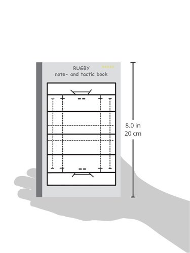 Rugby 2 in 1 Tacticboard and Training Workbook: Tactics/strategies/drills for trainer/coaches, noteb