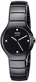 Rado Women's R27655752 True Jubile Analog Display Swiss Quartz Black Watch