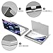 VstaDank Starry Cosmos Business Card Holder Fashion Aluminum Alloy Flip Cover Credit Card Holder High End Professional Name Cards Case Exquisite Pocket Metal Cards Holder for Work