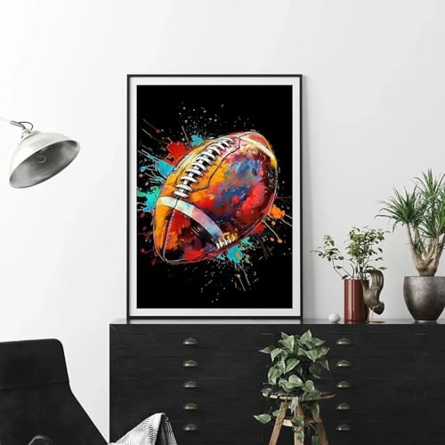 Affiche graffiti rugby moderne pour une décoration de maison dynamique - 2