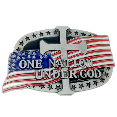 CL&J BB US Flag Belt Buckle