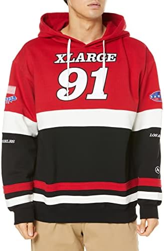 Extra Large TEAM PANELED HOODED SWEAT Men 