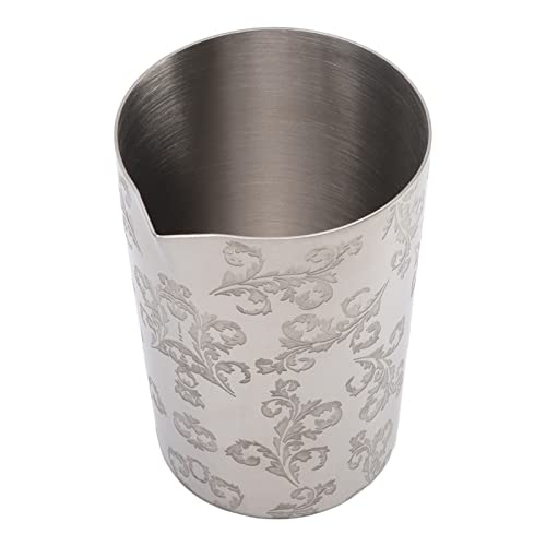 Cocktail-Rührglas, Edelstahl 304, Hitzeschutz, Geätztes Cocktailglas, Angenehme Haptik für die Bar