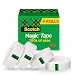 Scotch Magic Tape, Numerous Applications, Invisible, Cuts Cleanly, Engineered for Office and Home Use, 3/4 x 1000 Inches, Boxed, 4 Rolls (810K4)
