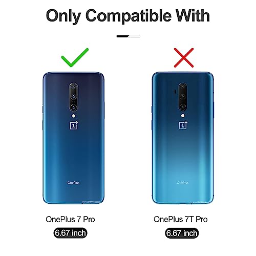 DENDICO Case for OnePlus 7 Pro, Classic PU Leather Magnetic Wallet Case - Image 2