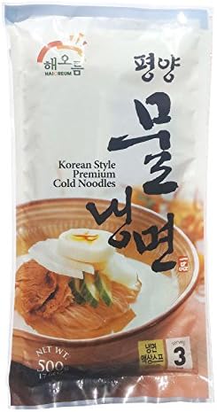 Haioreum Korean Style Premium Cold Noodle w/Sauce 3 Servings 500g