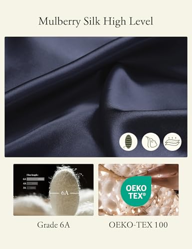 LilySilk Silk Pajamas for Women Gold Piping 100% Silk Pajama Set for Ladies Washable 5