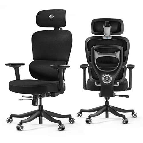 EUREKA ERGONOMIC Gaming Chair GC12, Gamer Chair with Adjustable Lumbar Support, Ergonomic Mesh...