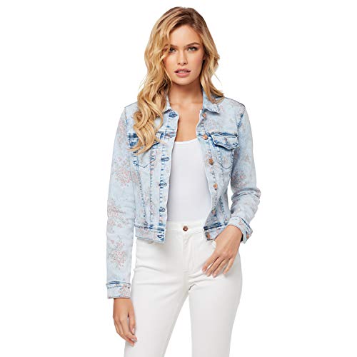 Jessica Simpson Women's Peony Relaxed Denim Jacket, 2X