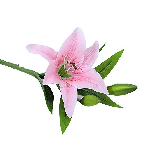 Taloit Artificial White Calla Lily Flowers, for Home Shop Office Restaurant Wedding Party Décor/DIY Flower Arrangement Decoration, 37cm