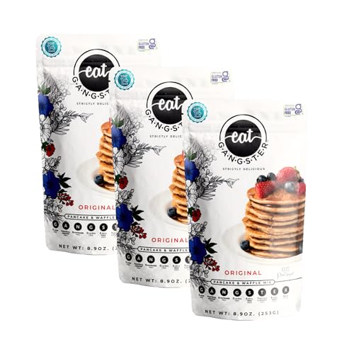 Image of eat G.A.N.G.S.T.E.R. Allergy-Friendly Vegan Pancake & Waffle Mix, 3 Pack