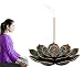 Produktbild Räucherstäbchenhalter,Aromatherapie Lotus Censer Stick Ornament Wohnkultur hilft die Luft zu reinigen, zu meditieren und zu entspannen (Lotus)