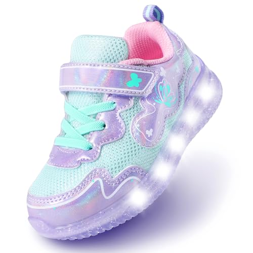 ZKA Toddler Light Up Shoes for Girls Boys Size to Size 13