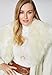 Jessica London Women's Plus Size Long Wool-Blend Coat With Faux Fur Collar - 18, Ivory