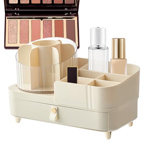 Uoqpty Organizador Giratorio De Maquillaje Para Tocador -...