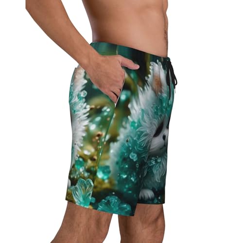 Men's Beach Shorts Animal Creature Mens Swim Trunks Board Shorts with Pockets Swimwear Bathing Suits3