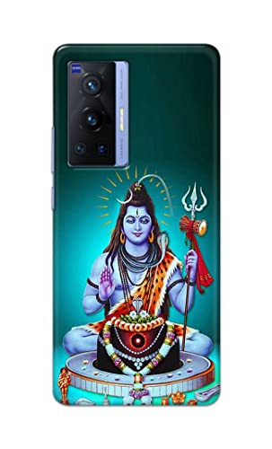 Image of Printed Hard Back Cover Case for Vivo X70 Pro Back Cover (Lord Shiva) -1803