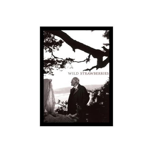 Image of BLINKART Wild Strawberries (1957) Movie Poster Frame 8x12 Inch | Premium 300 GSM Paper Wall Print | Vintage Film Artwork for Home, Bedroom, Living Room, Office | Framed Photo Decor