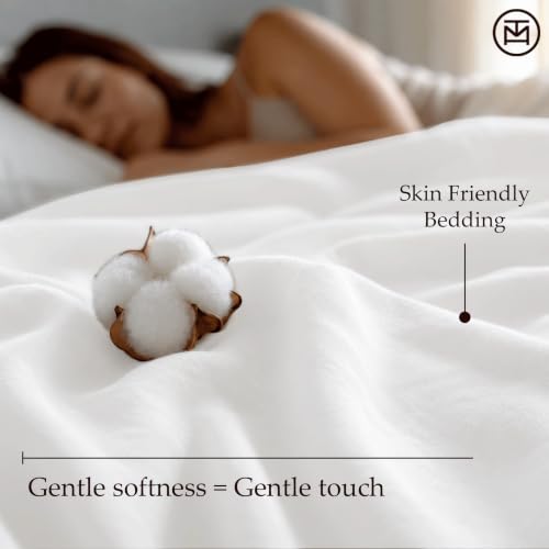 Image of Threadmill 600 Thread Count Cotton King Sheet Set, Sateen, White, 4-Piece