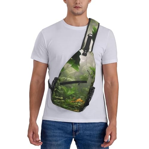 Bolso cruzado para hombre mochila de pecho tipo bandolera miniatura 7