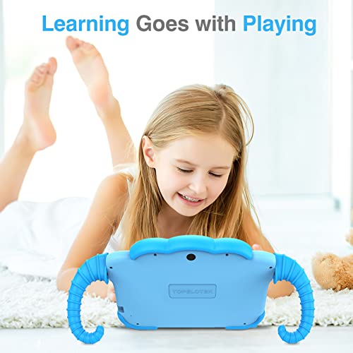 Image of Tablet for Kids 7IN Kids Tablet for Toddlers 32GB Toddler Tablet for Children Android Kids Learning Tablet with Educational Game, HD IPS Screen, GMS Certificate with Parent Controls Best Gift (Blue)